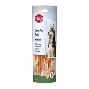 تشویقی سگ تریکسی دنتال دور گوشت مرغ رولی